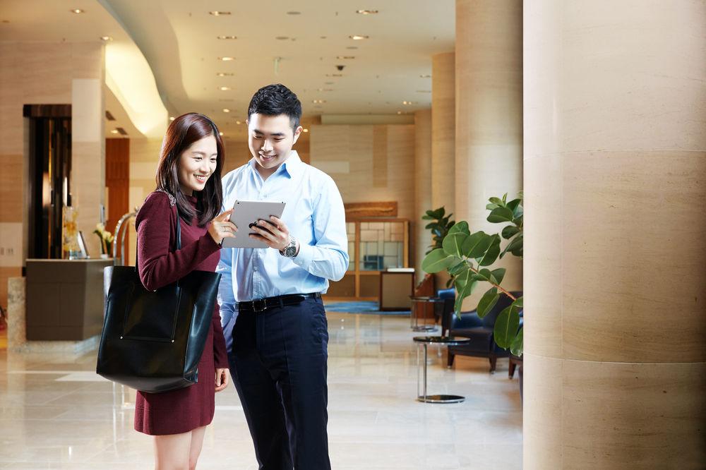 Hotel Courtyard By Marriott Seoul Times Square Exterior foto