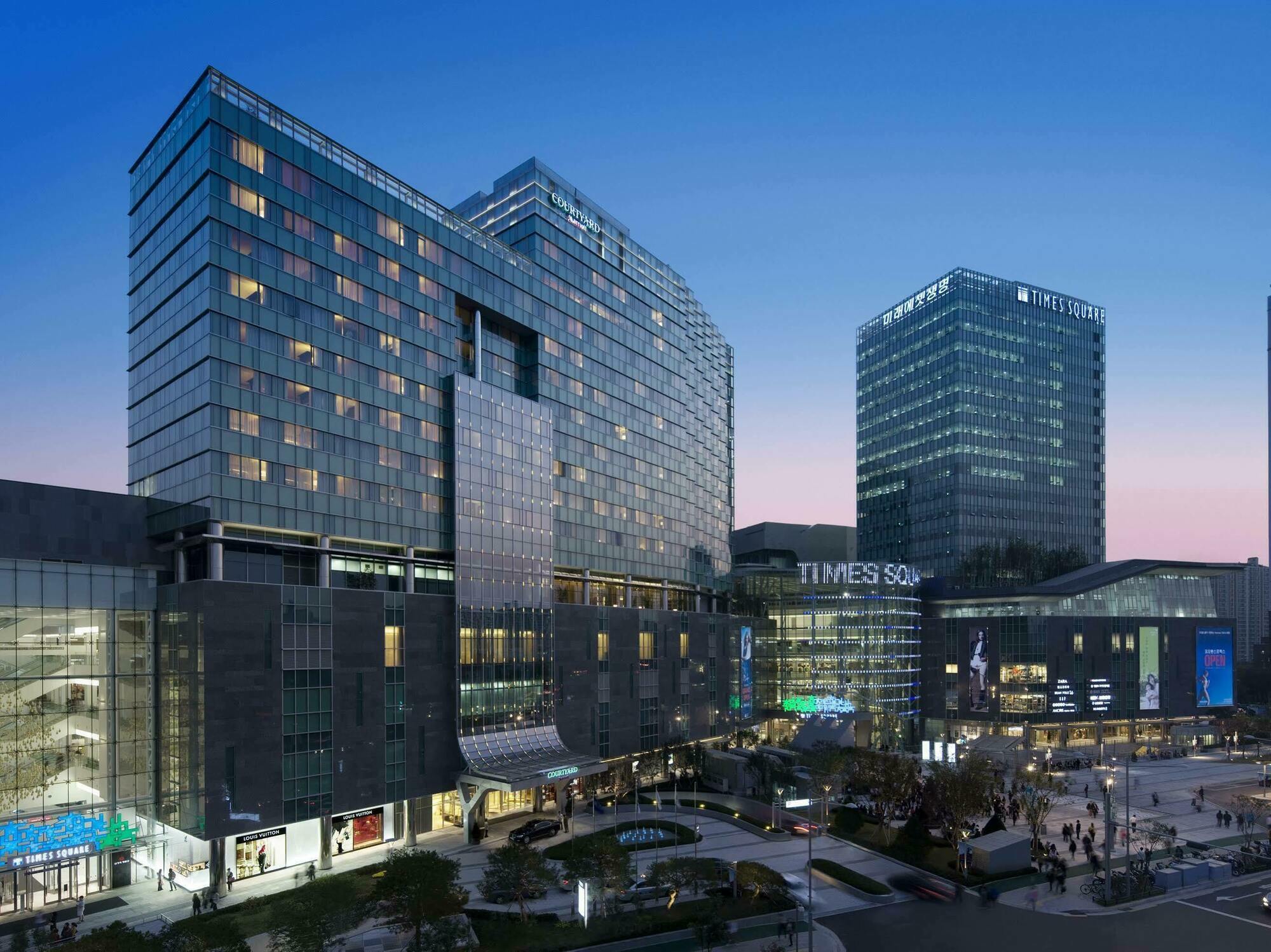 Hotel Courtyard By Marriott Seoul Times Square Exterior foto